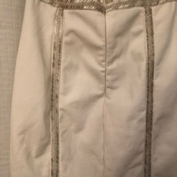 Cream Color Bebe Dress w/ Sequins - Picture 8 of 8